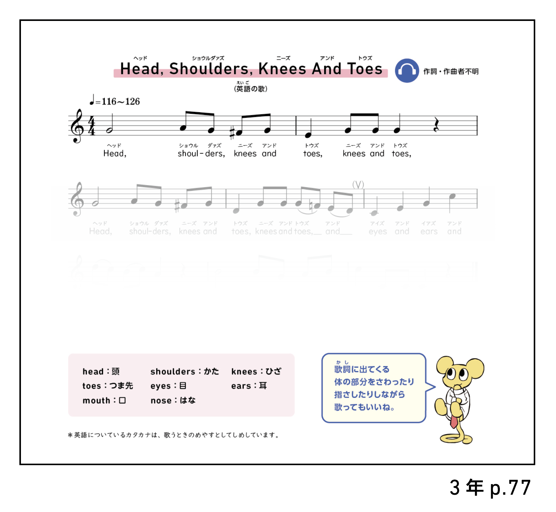 Head, Shoulders, Knees And Toes